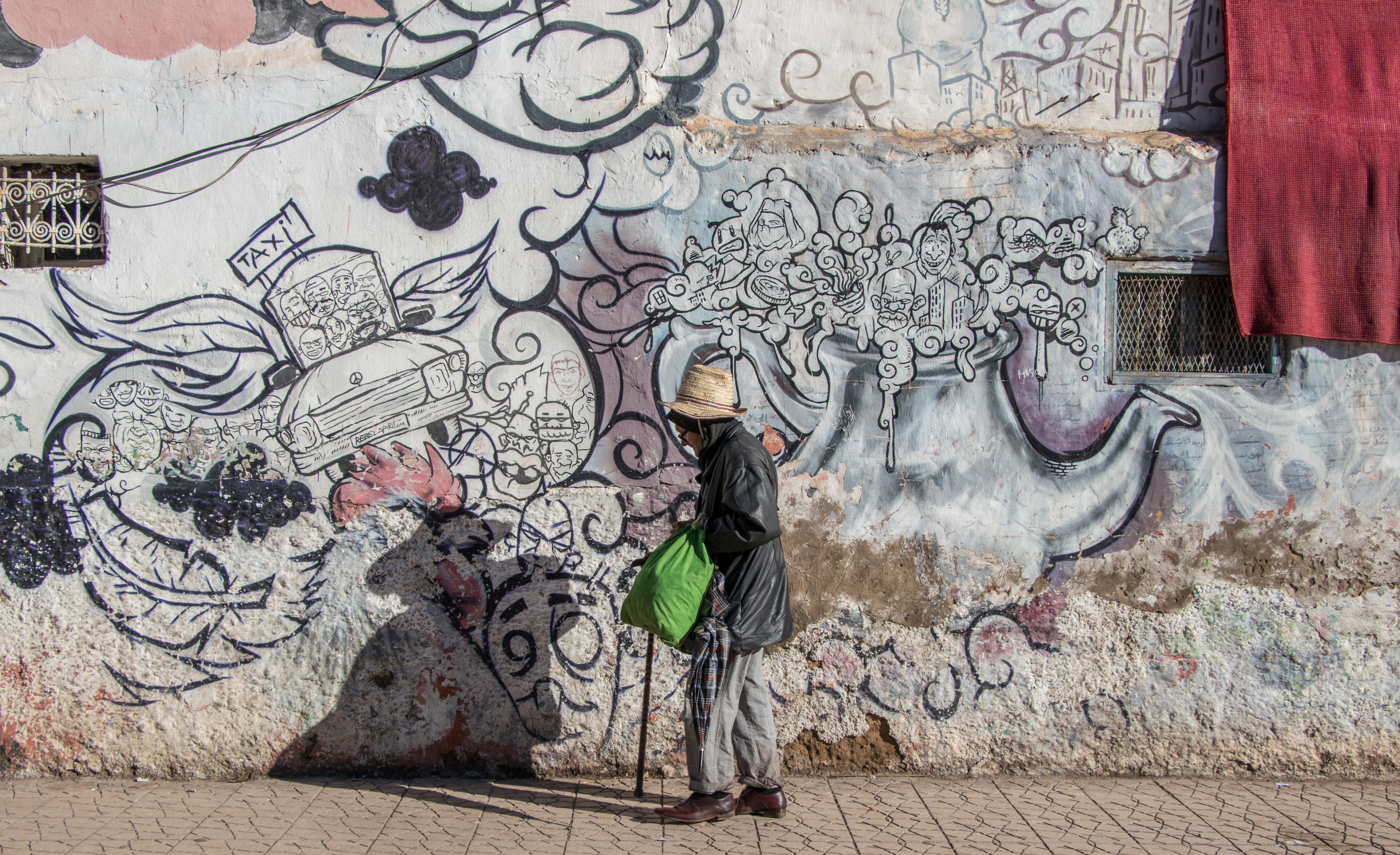 Casablanca Street Art Under Feet – My Earth